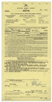 Two April 1959 Contracts Signed by Moe Howard -- AGVA Contracts for Three Stooges Performances Each Measure 8.5'' x 17'' -- Counter Signature Touching Moe's Signature on One, Else Very Good